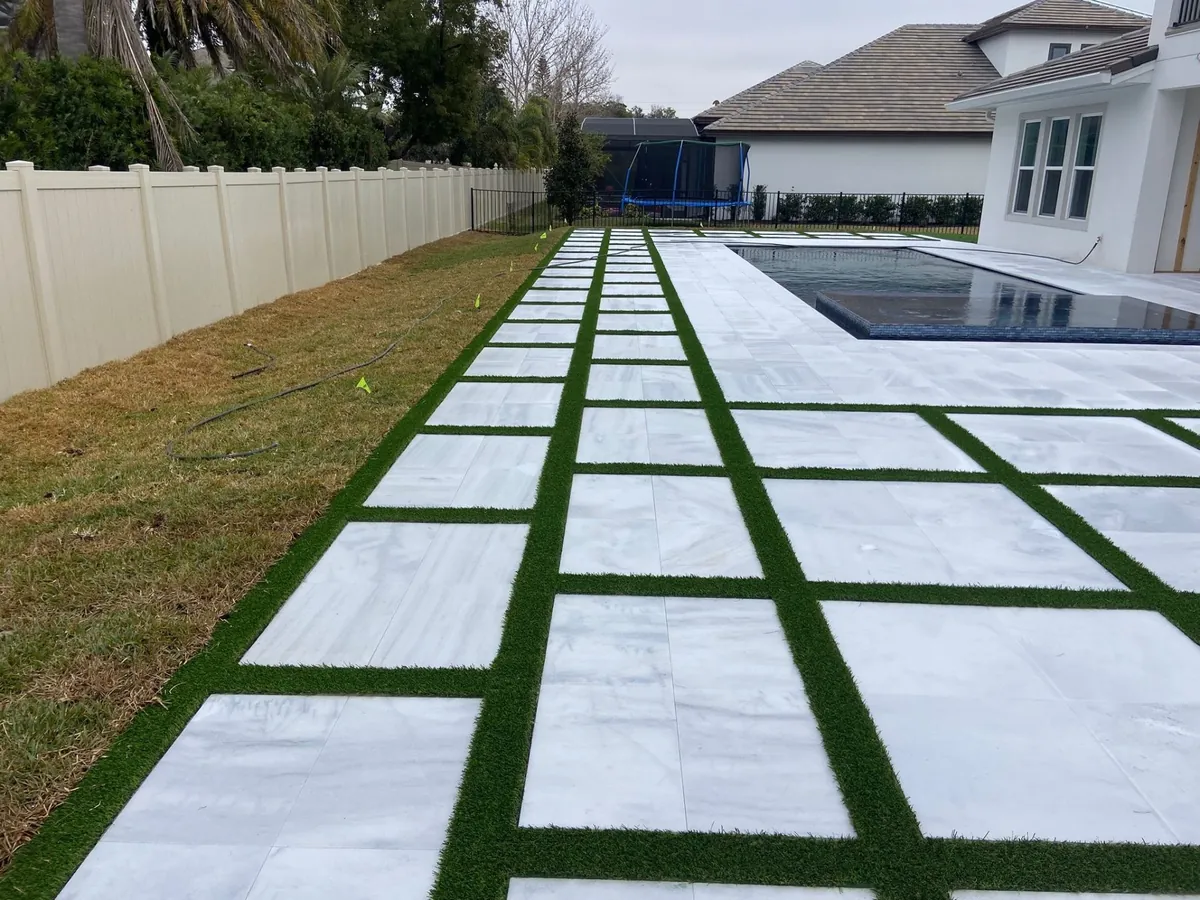 Before: original Florida backyard