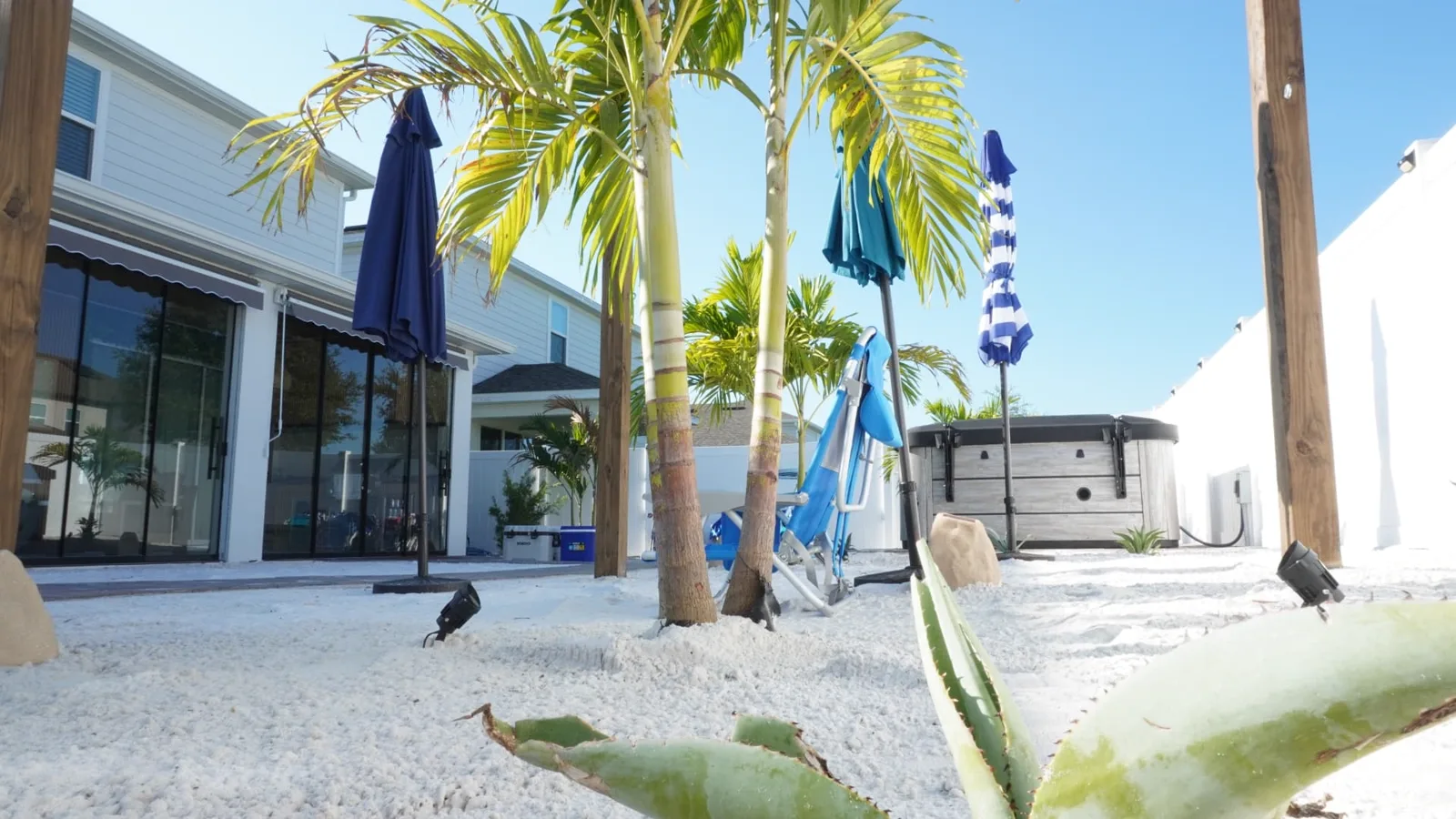 White Sand Beach Backyard & Spa