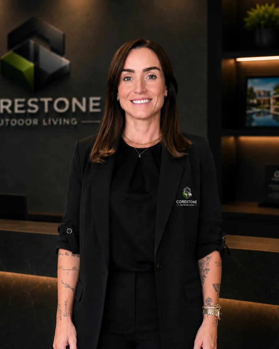 Rayanne Carvalho, Director of Business Development at Corestone Outdoor Living