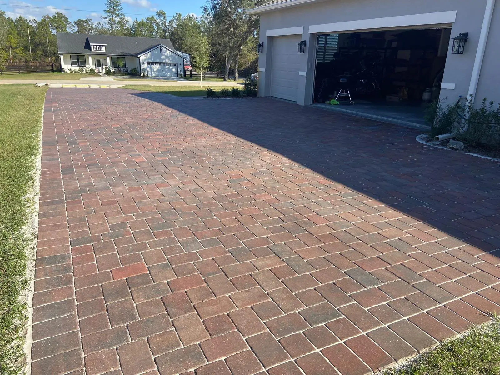 Wide Driveway & Apron