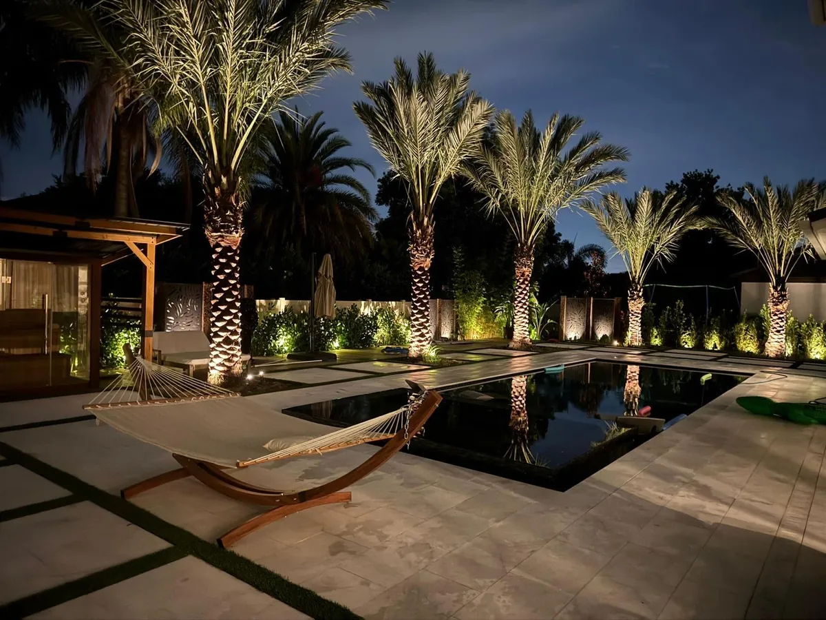 After: luxury backyard transformation