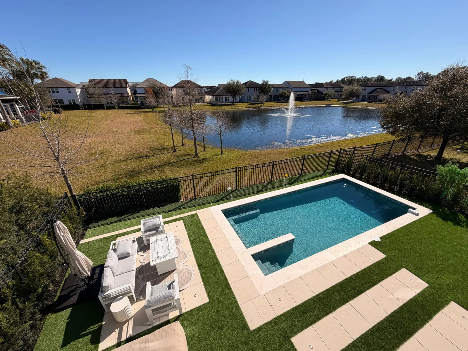 Geometric Pool & Spa Overlook