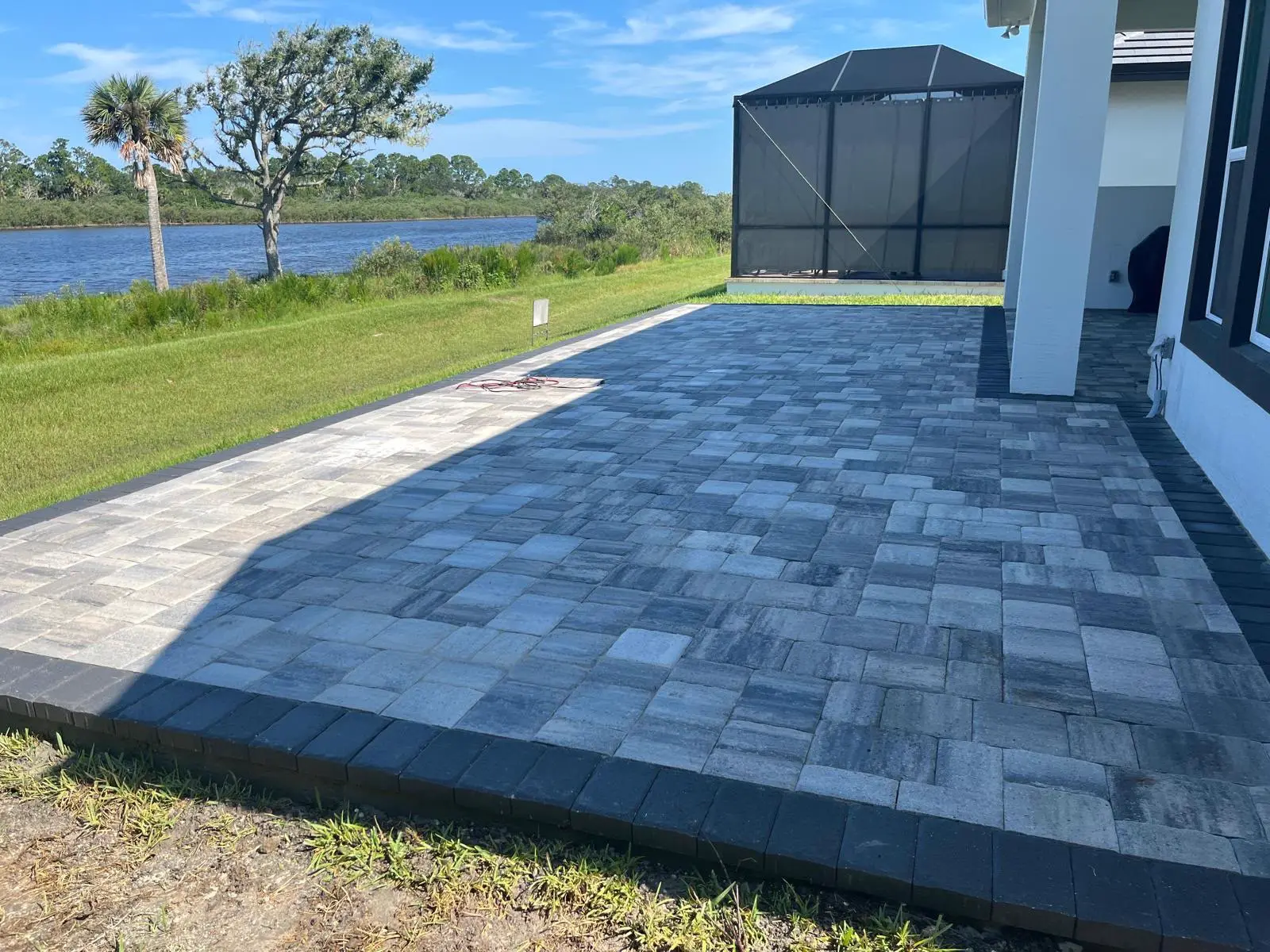 Riverfront Paver Patio