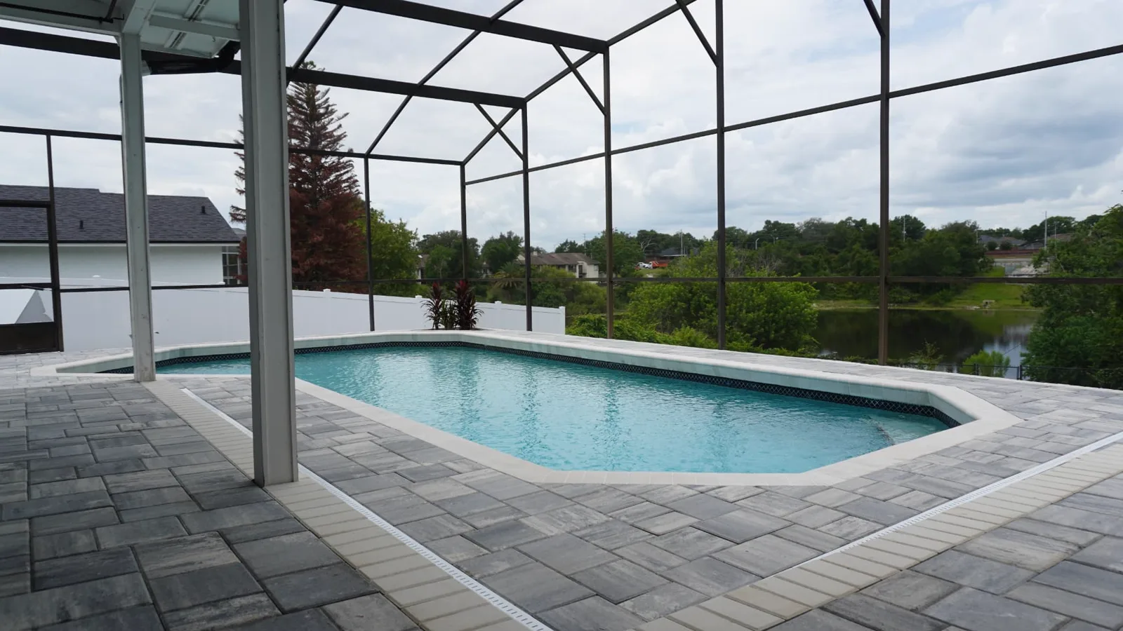 Lakeview Paver Pool Deck