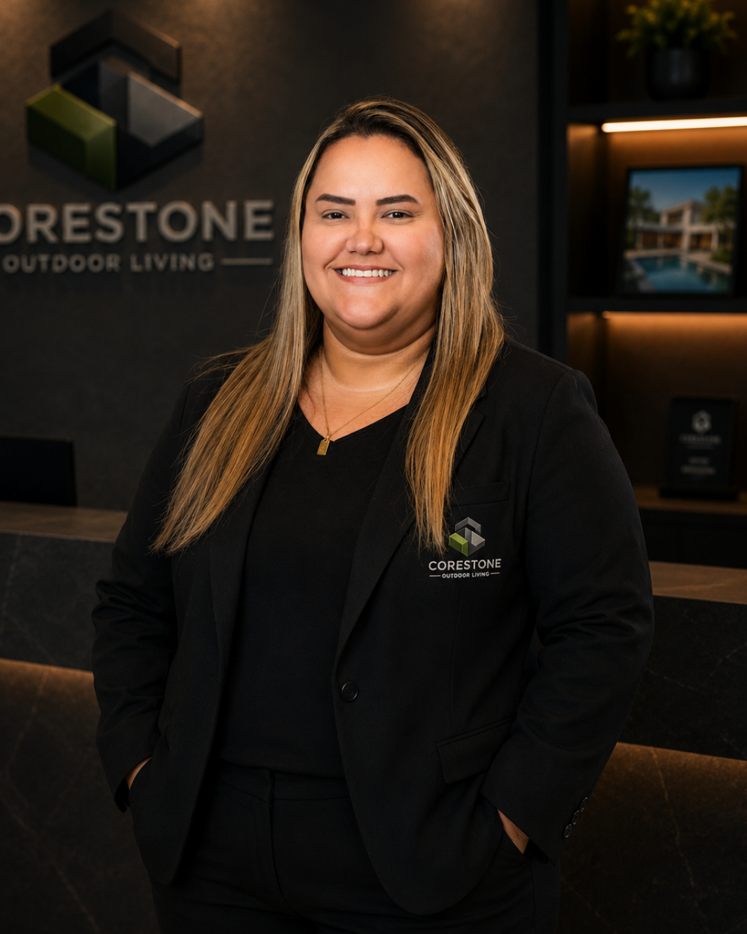 Camila Zoffoli, Director of Finance at Corestone Outdoor Living