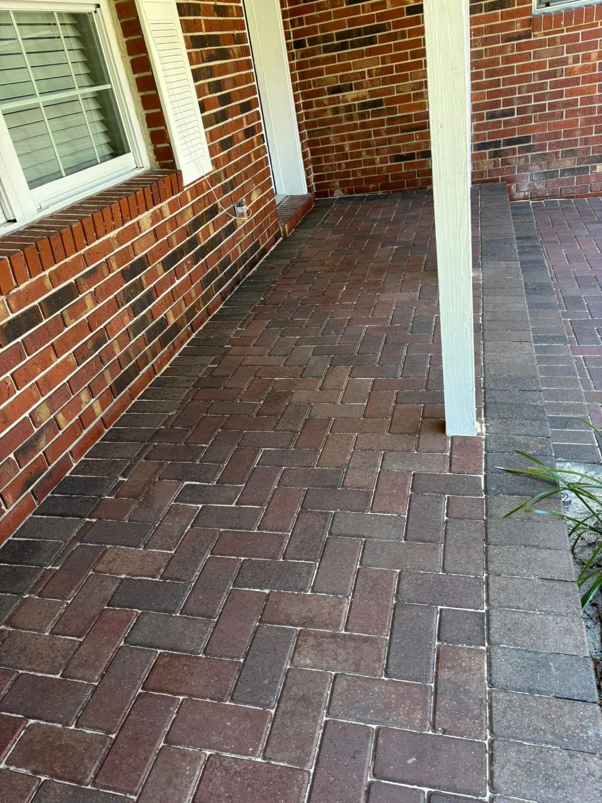 Herringbone Entry Porch
