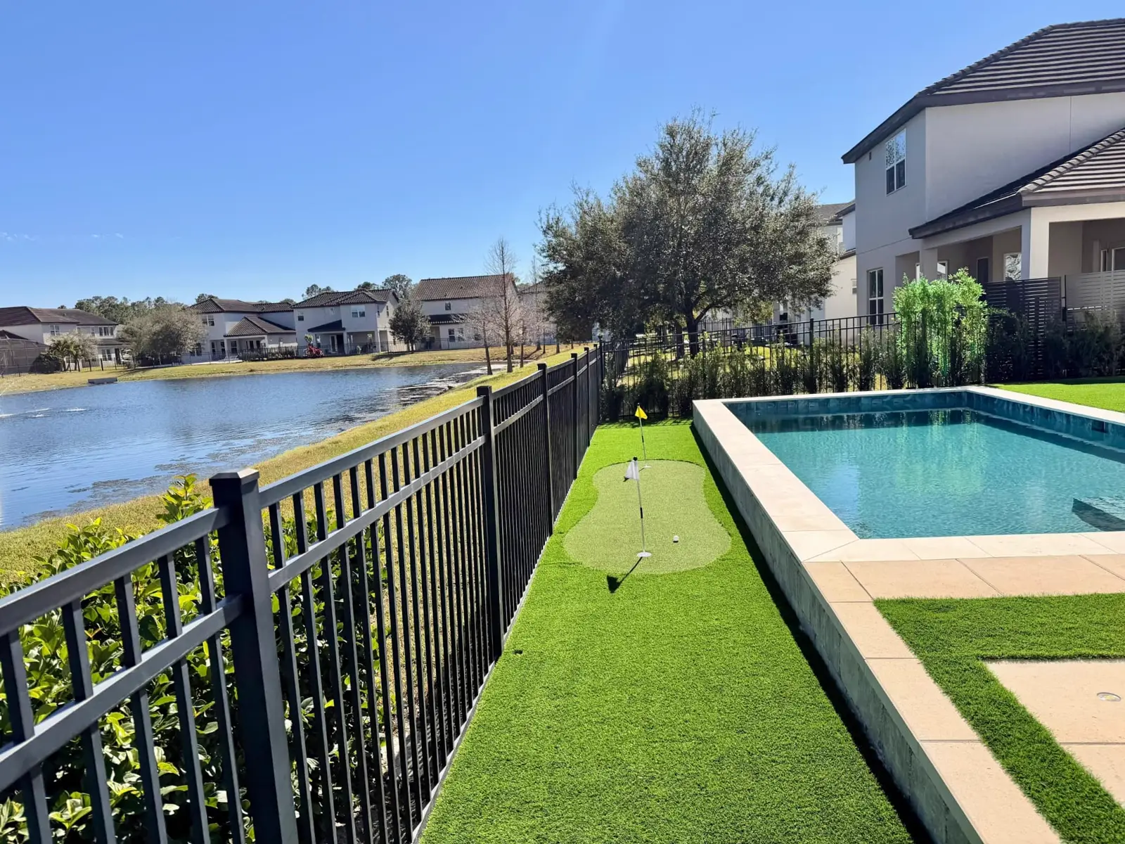 Poolside Putting Green