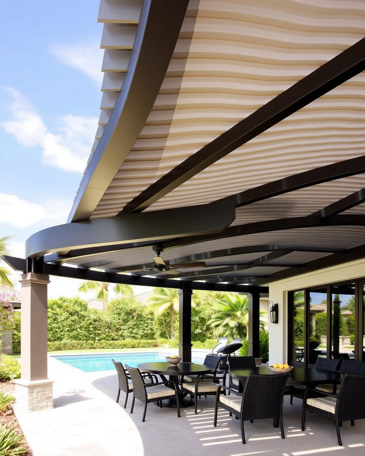 Louvered Garden Pavilion
