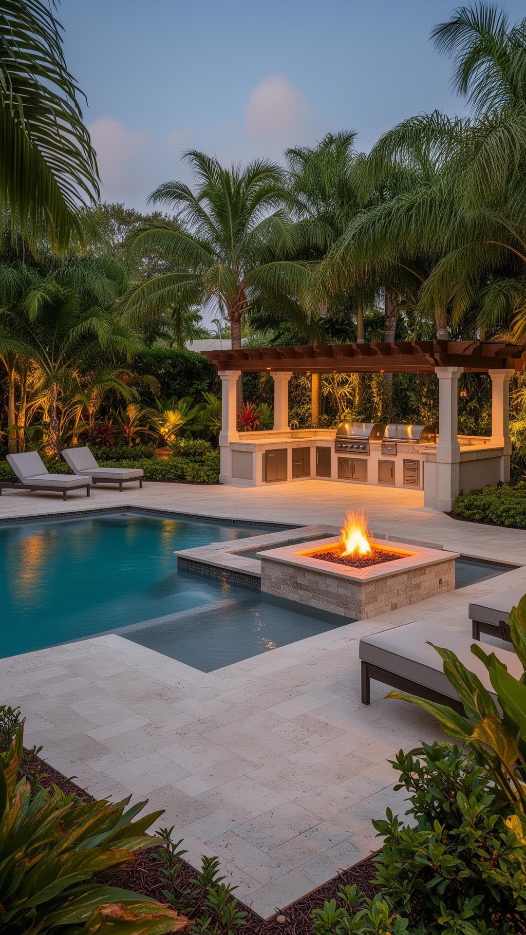 Pool, Fire & Kitchen Retreat