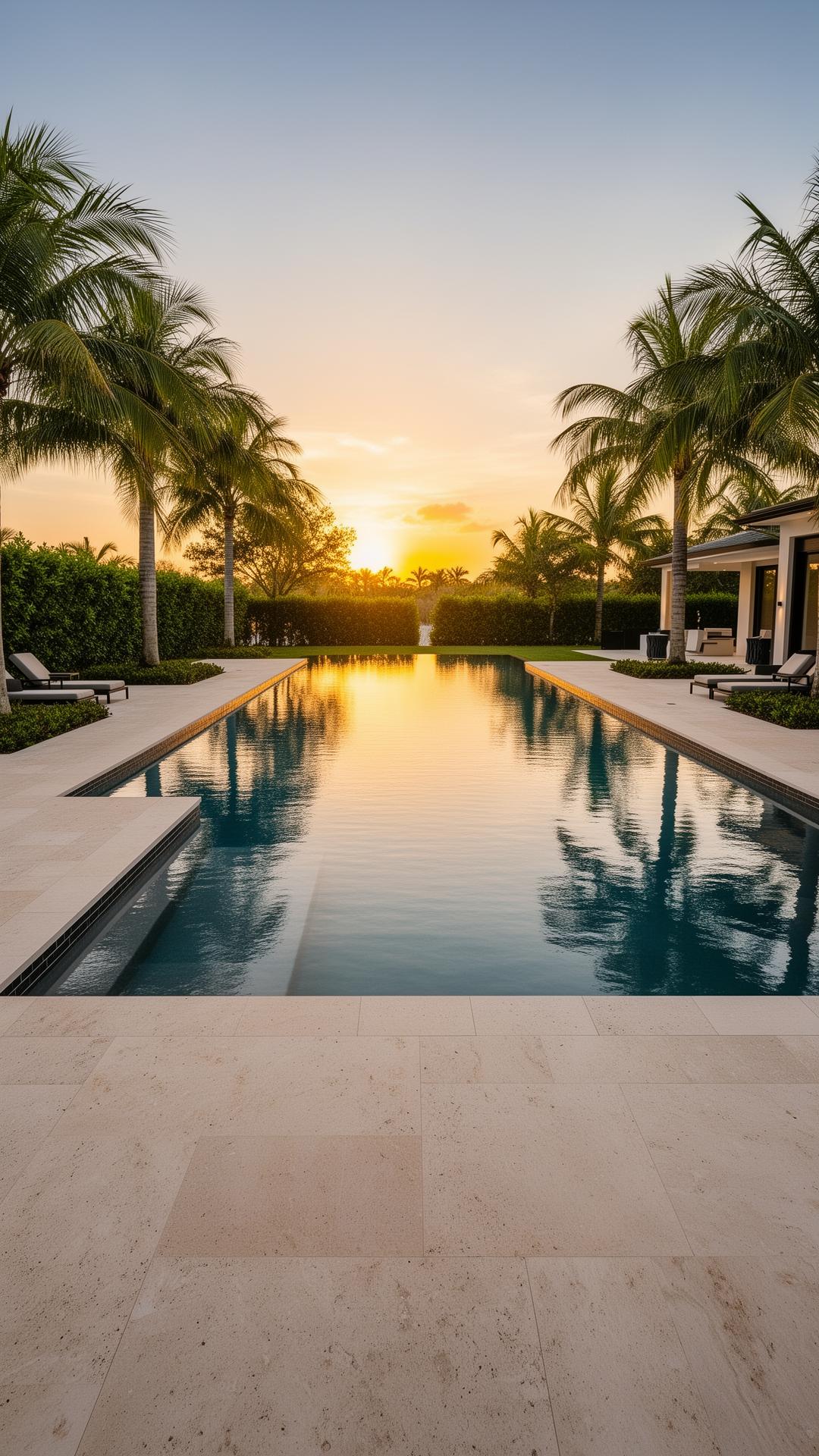 Sunset Linear Pool
